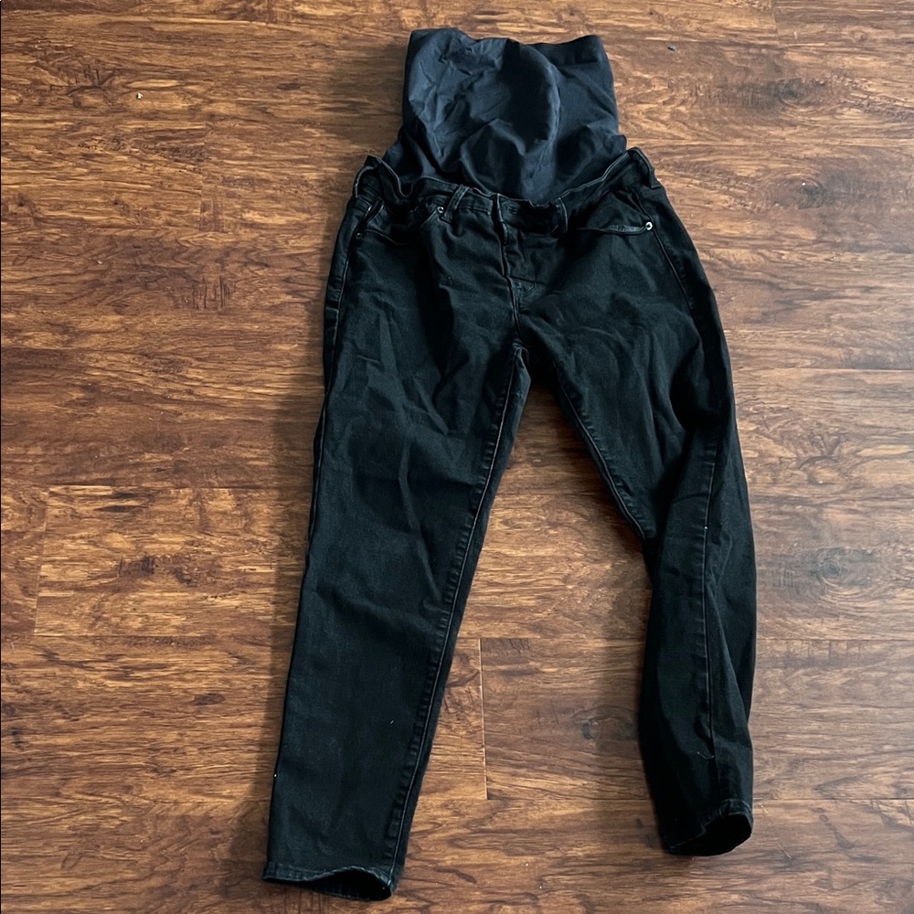 Blanqi Black Maternity Pants, Size 14